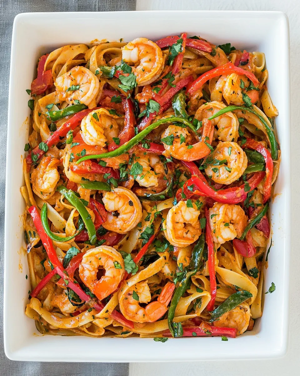 Homemade Cajun Shrimp Pasta photo