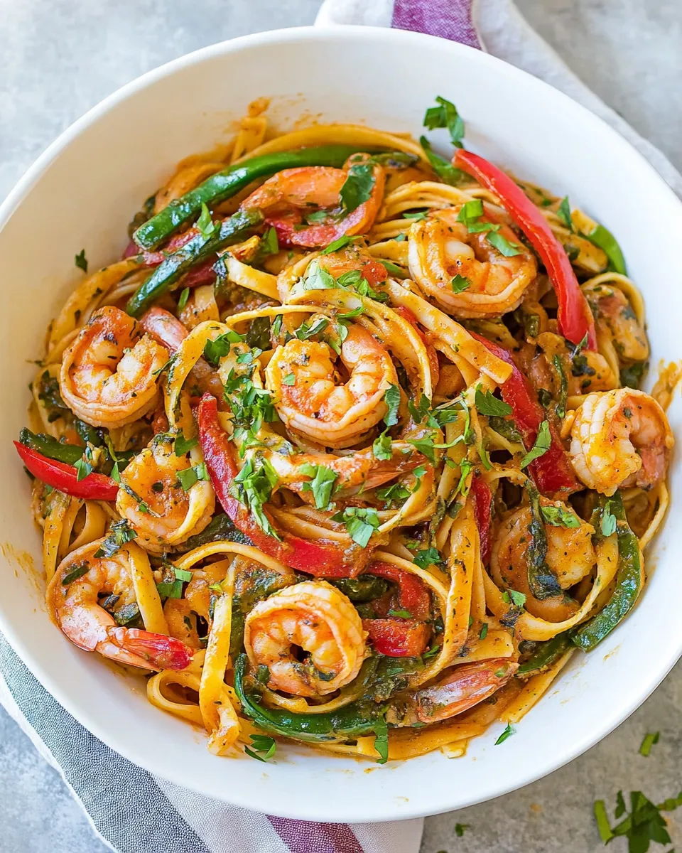 Classic Cajun Shrimp Pasta image