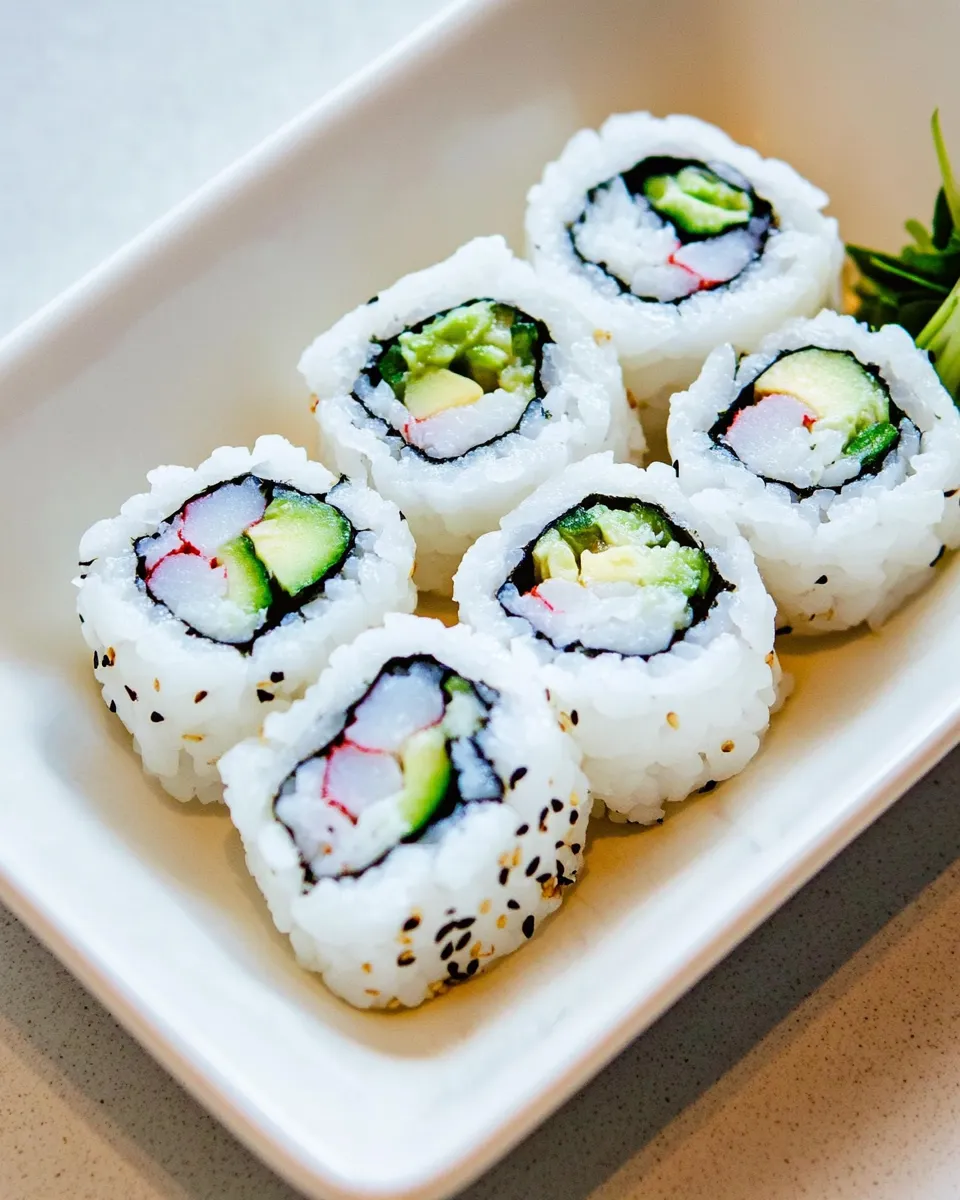 Fresh California Roll Sushi recipe photo