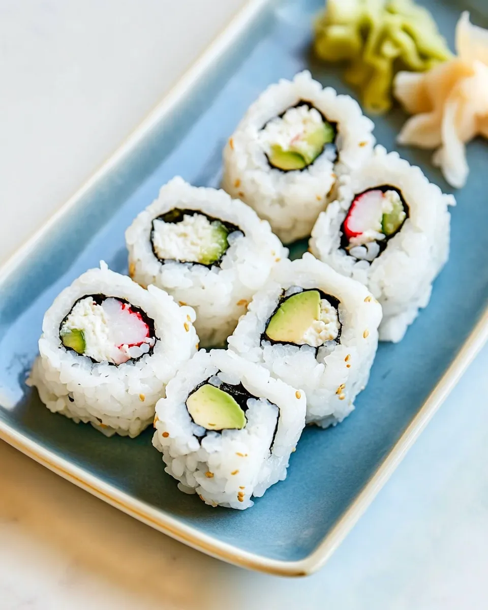Savory California Roll Sushi shot