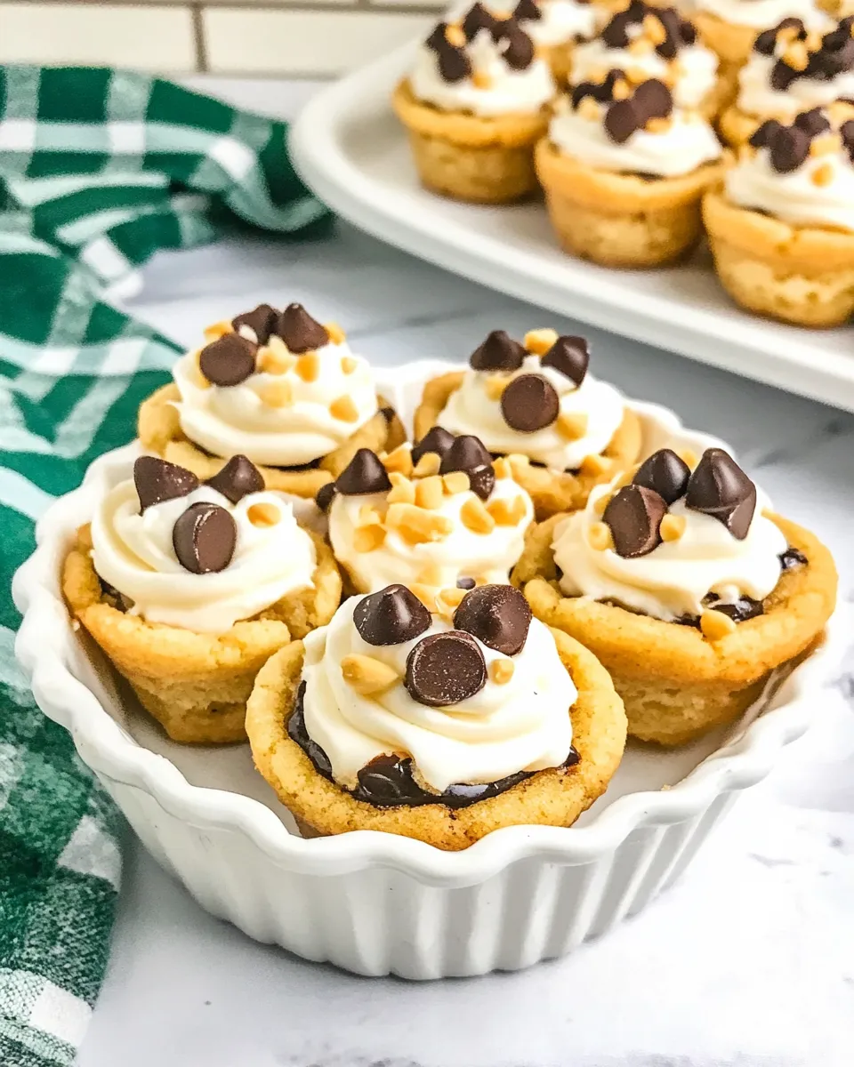 Easy Cannoli Cookie Cups recipe photo