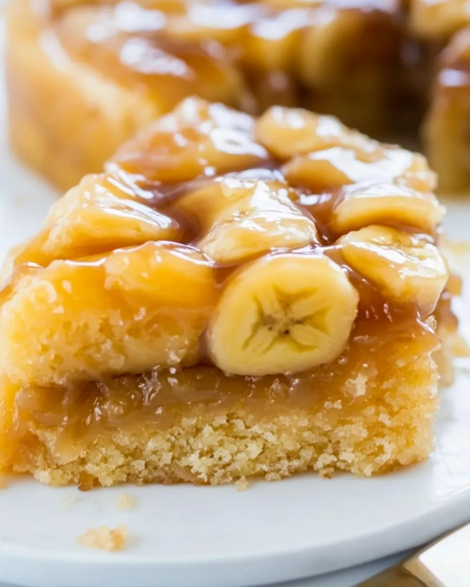 Classic Caramelized Banana Upside-Down Cake recipe photo