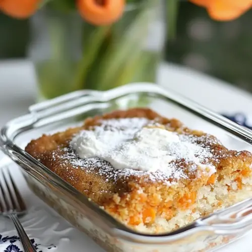 Homemade Carrot Gooey Cake photo