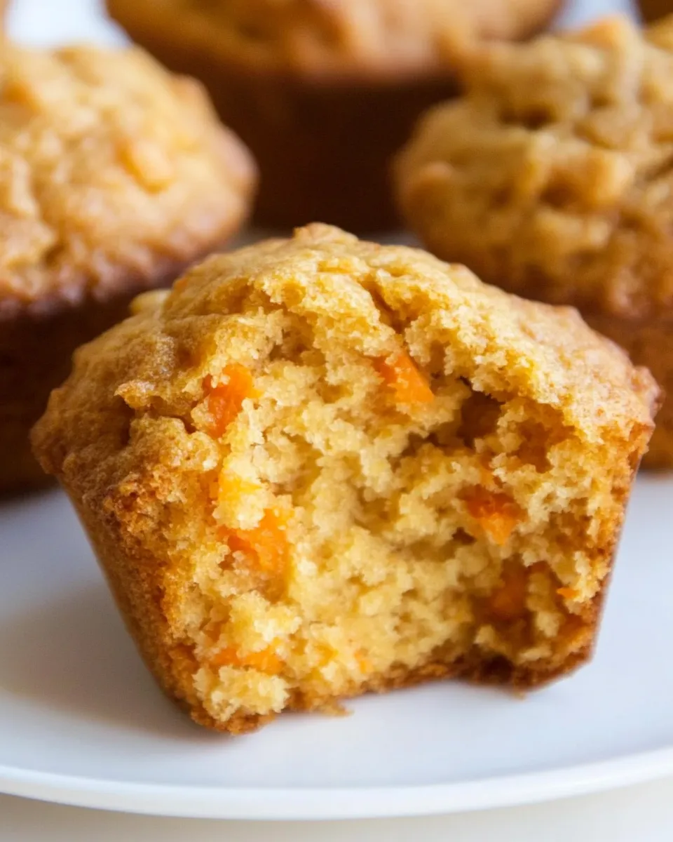 Homemade Carrot and Honey Muffins photo