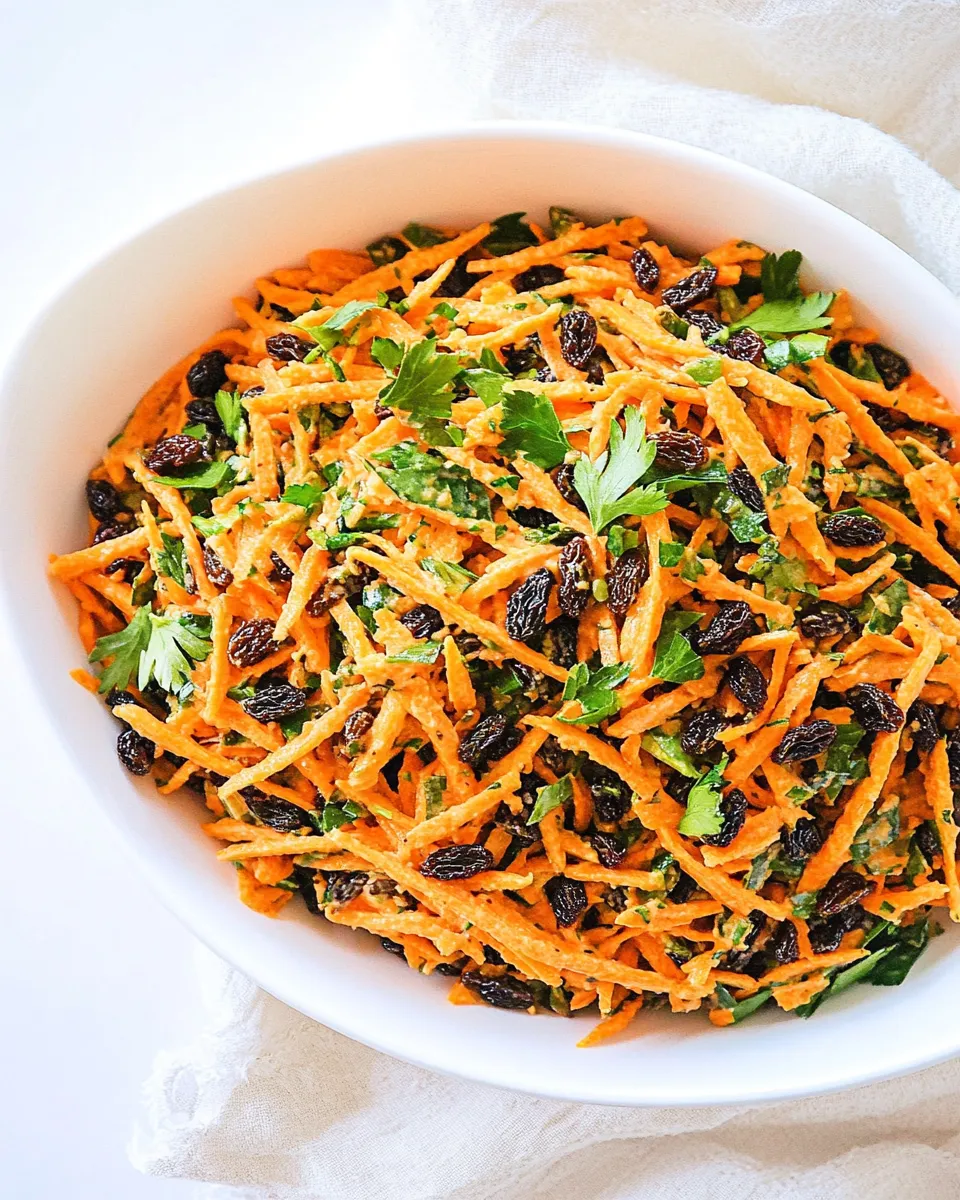 Homemade Carrot and Raisin Salad photo