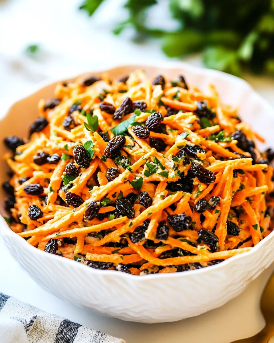 Easy Carrot and Raisin Salad recipe photo
