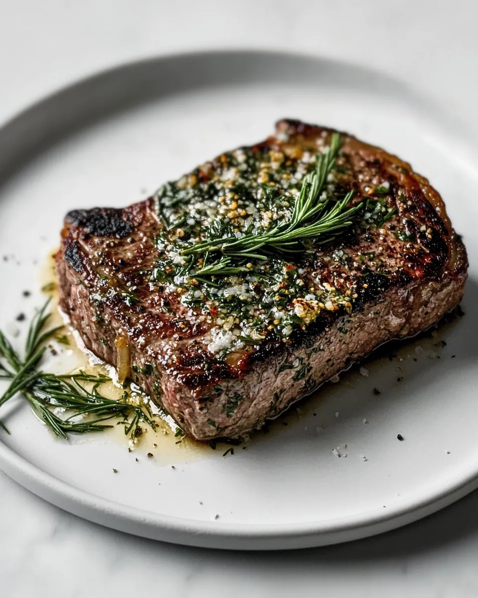 Perfect Cast Iron Seared Strip Steak recipe photo