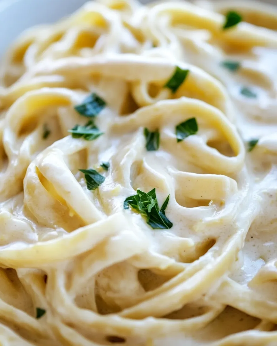 Homemade Cauliflower Alfredo Sauce recipe photo