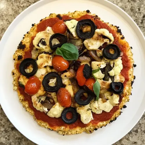 Homemade Cauliflower Crust Pizza (Grill or Oven) photo
