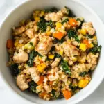 Easy Cauliflower Fried Rice with Kale & Chicken Recipe photo