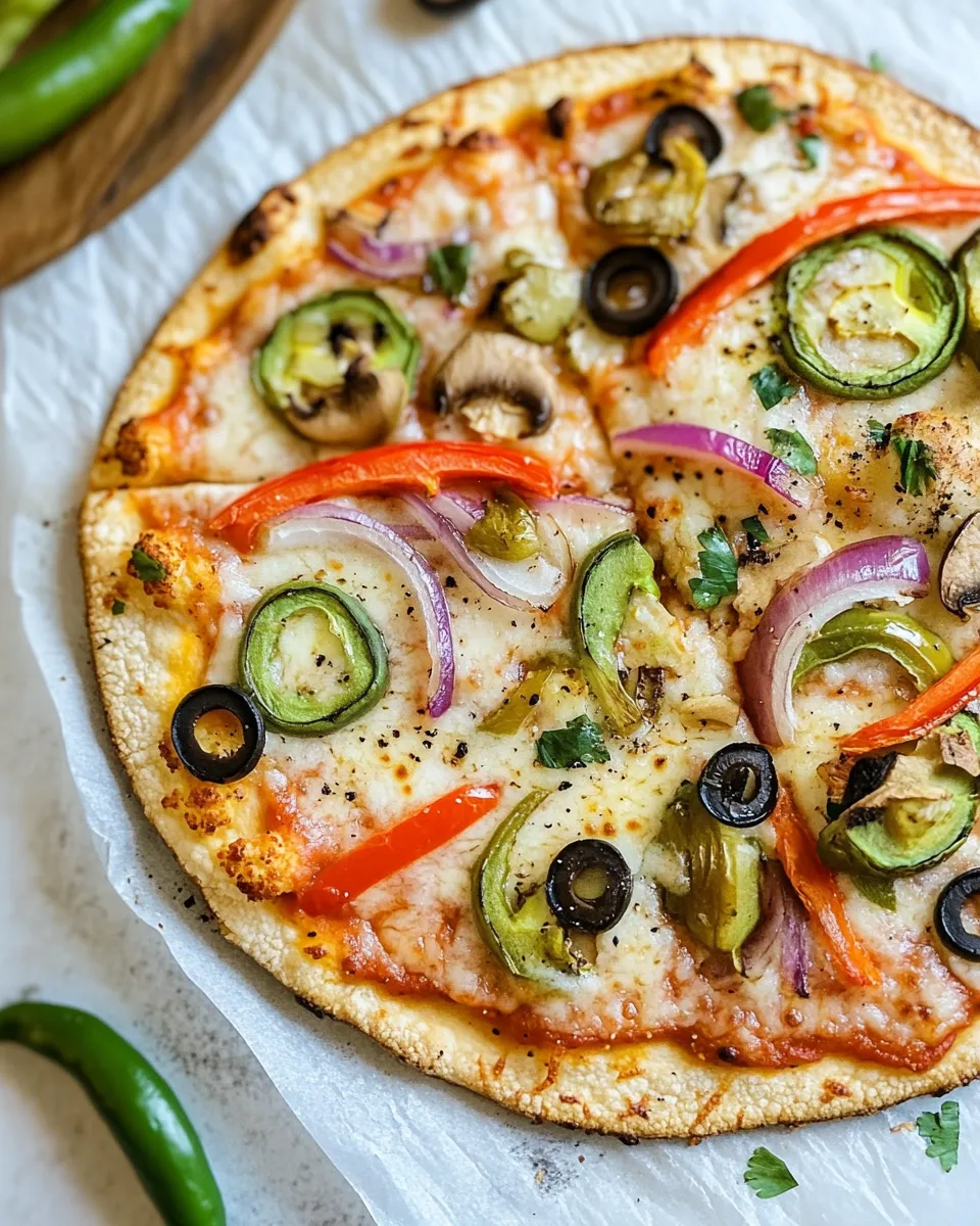 Homemade Cauliflower Pizza photo