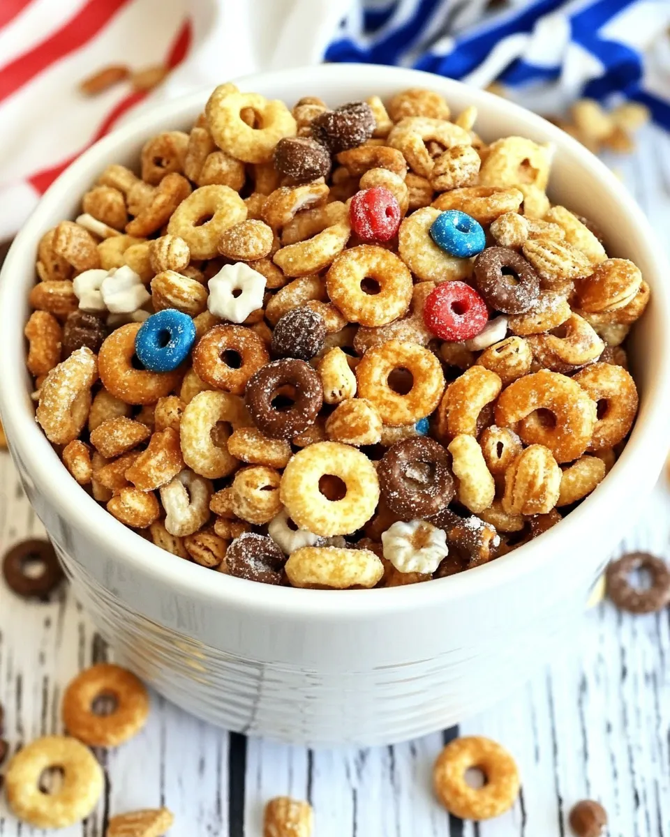 Easy Cheerios Snack Mix recipe photo
