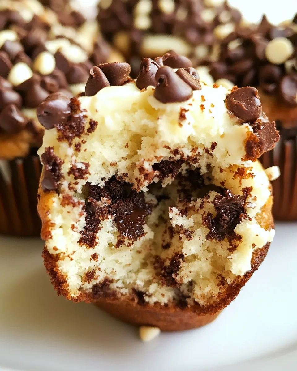 Best Cheesecake Chocolate Chip Muffins shot