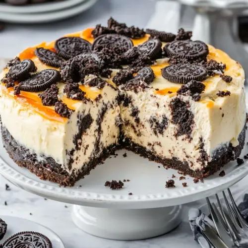 Homemade Cheesecake Factory Oreo Cheesecake photo