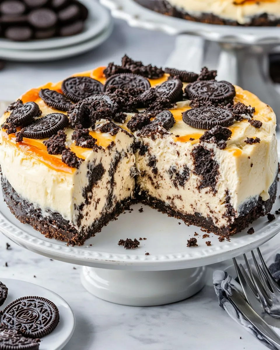 Homemade Cheesecake Factory Oreo Cheesecake photo