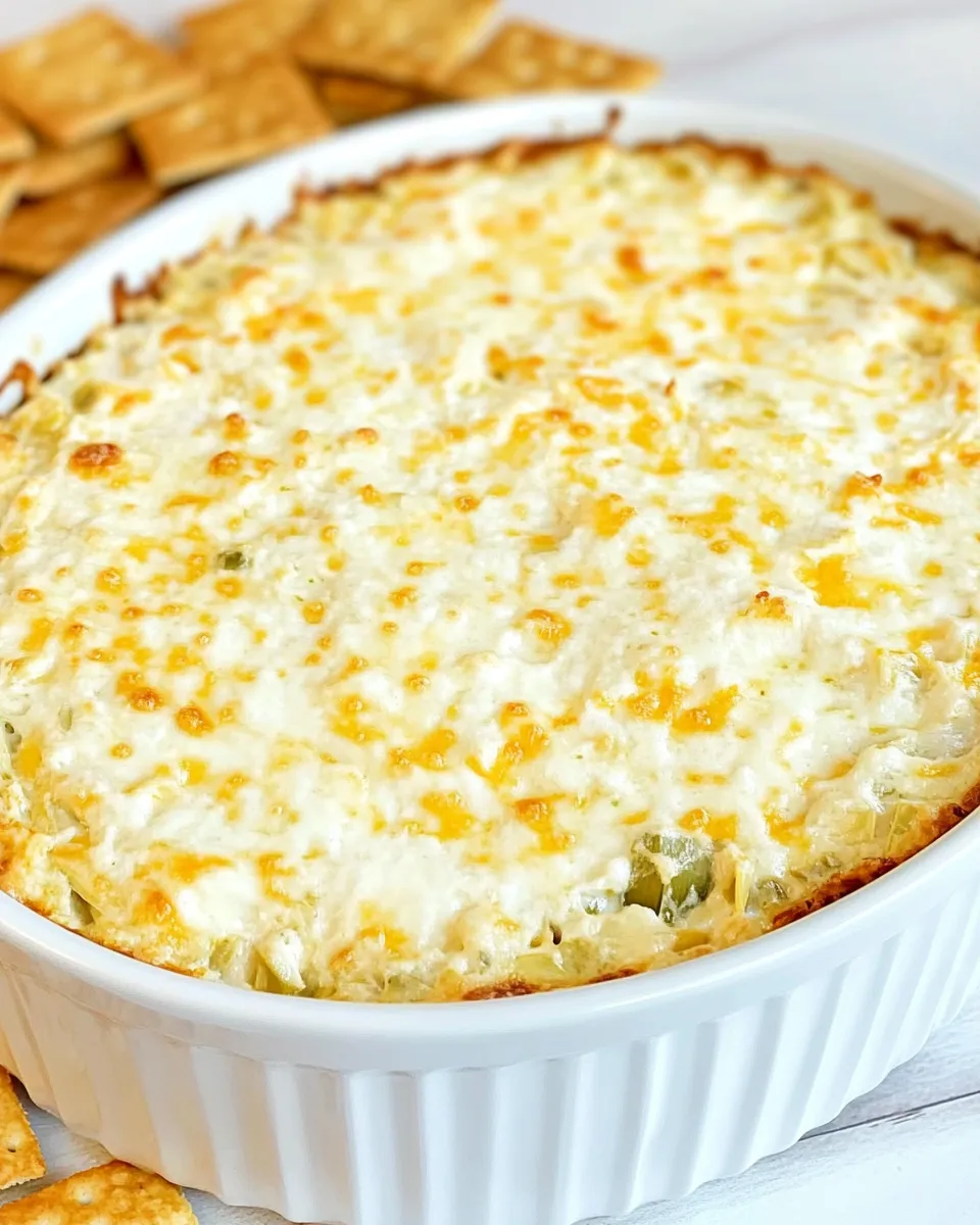 Easy Cheesy Artichoke Dip recipe photo