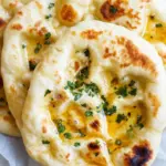 Homemade Cheesy Garlic Naan photo