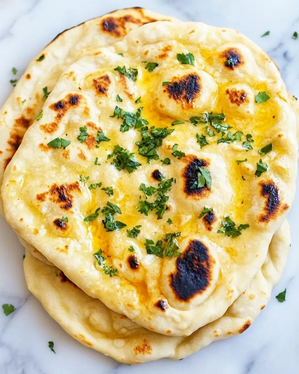 Classic Cheesy Garlic Naan image