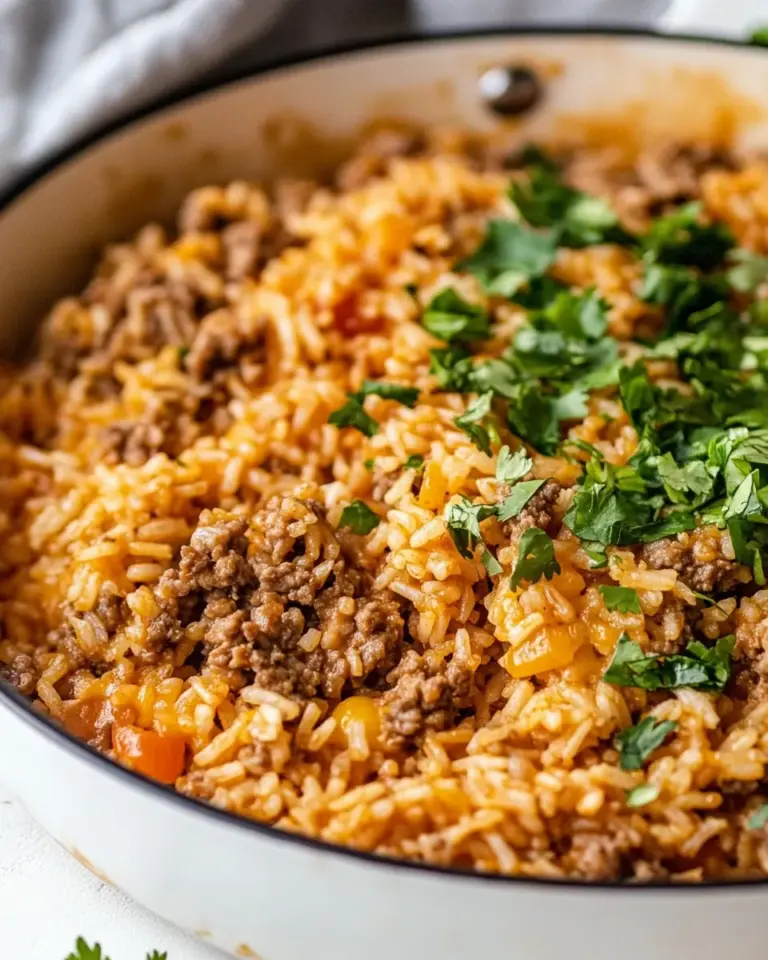 Easy Cheesy Taco Rice Skillet photo