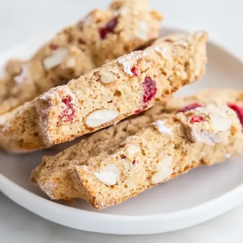 Homemade Cherry Almond Biscotti photo