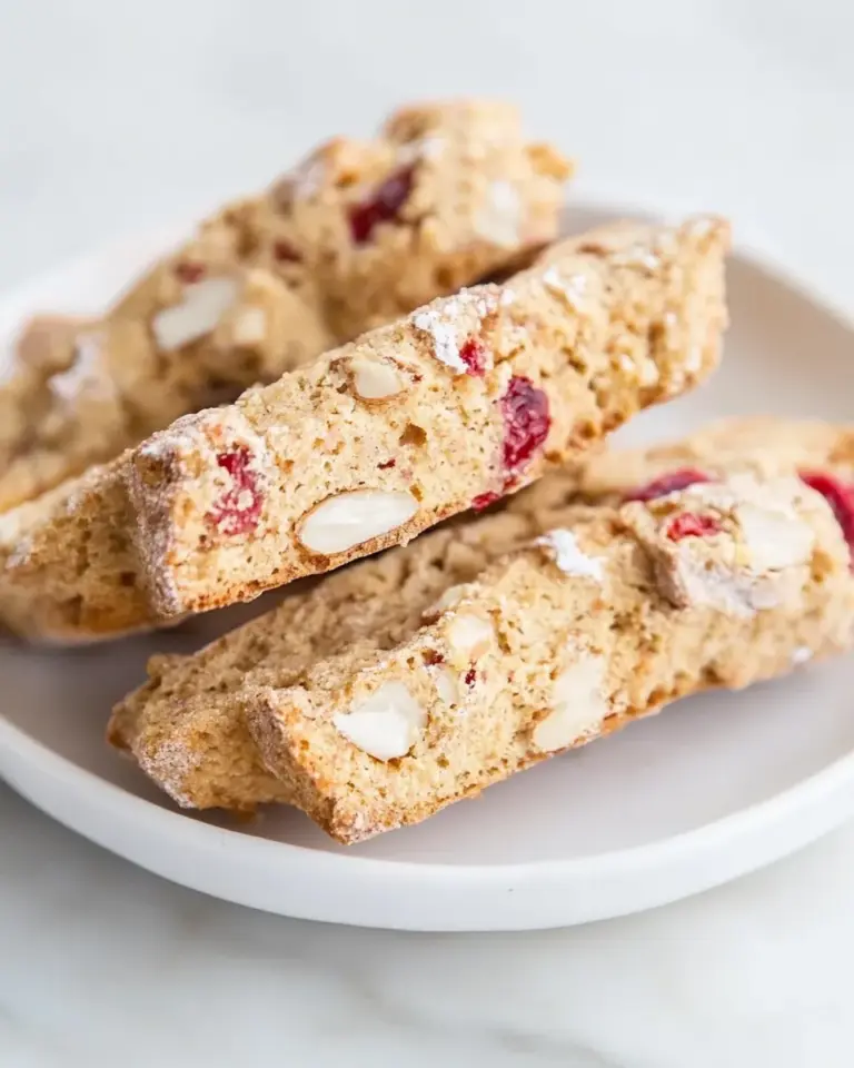 Homemade Cherry Almond Biscotti photo