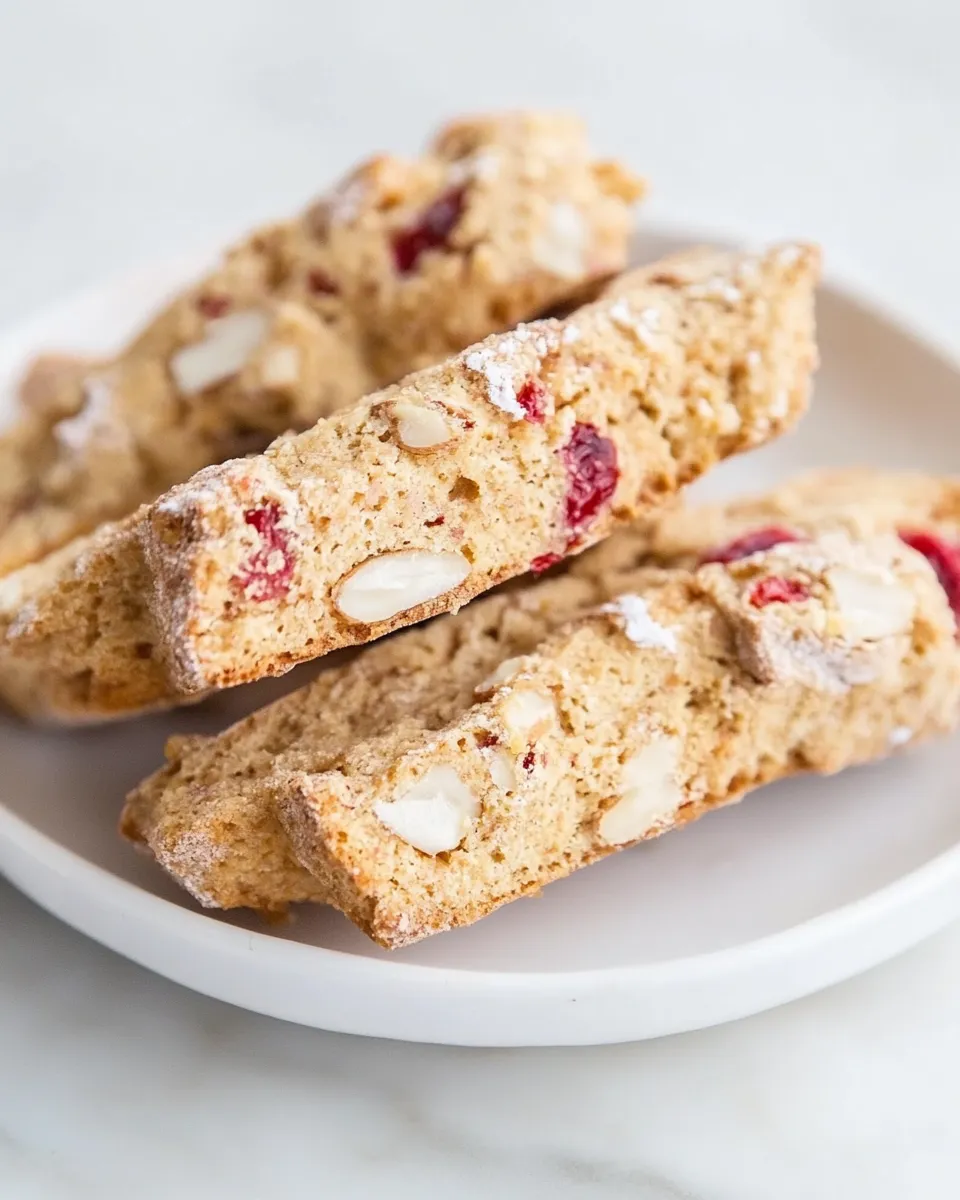 Homemade Cherry Almond Biscotti photo