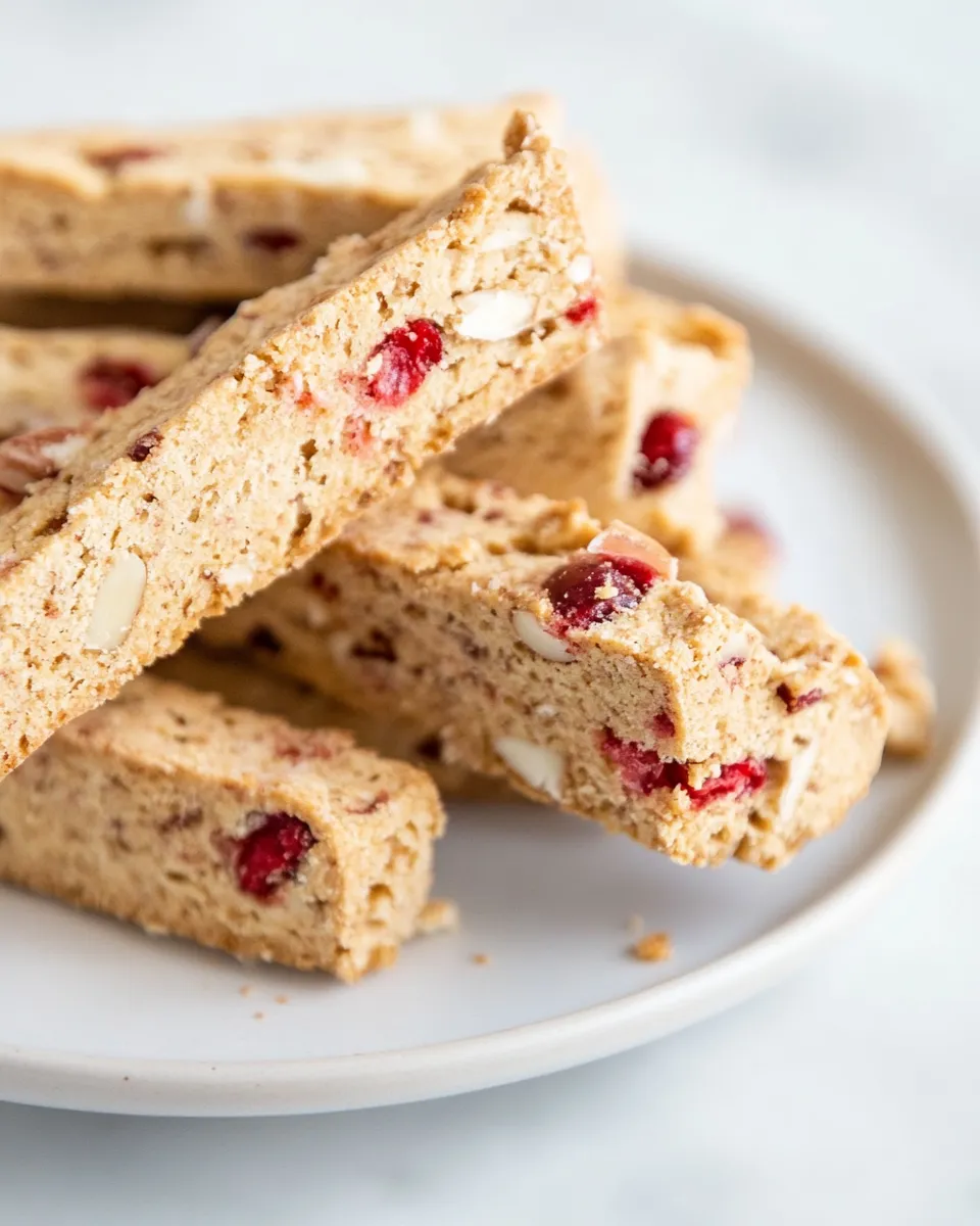 Easy Cherry Almond Biscotti recipe photo