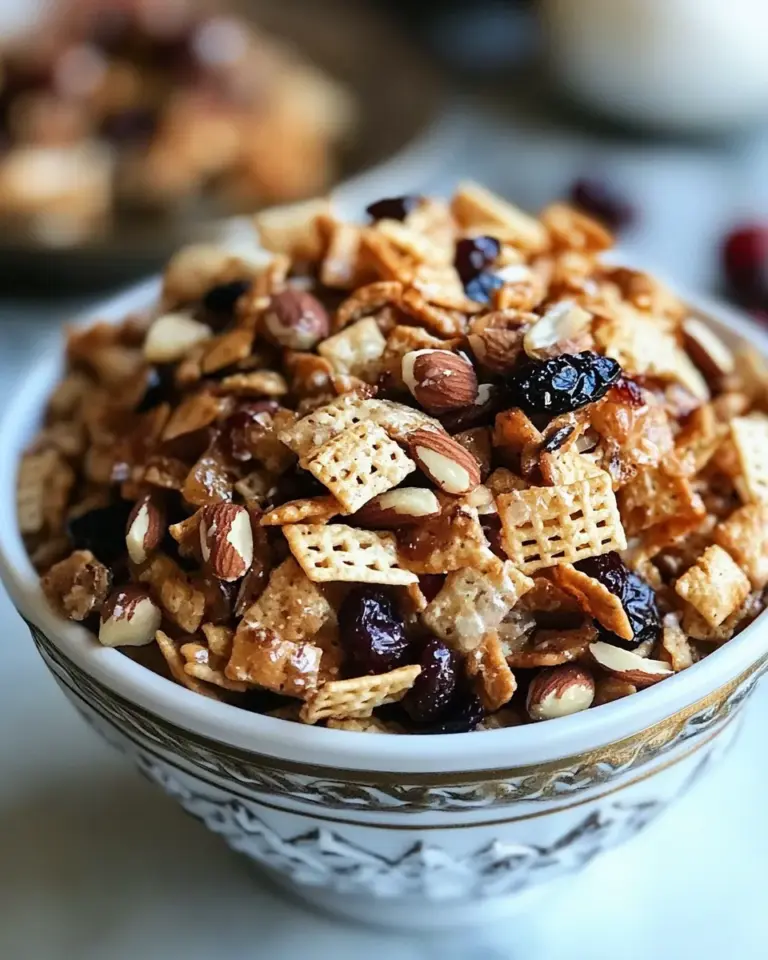 Homemade Cherry Almond Chex Mix photo