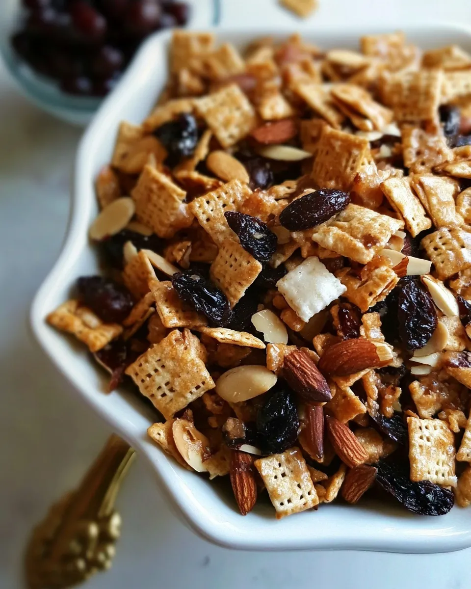 Delicious Cherry Almond Chex Mix image