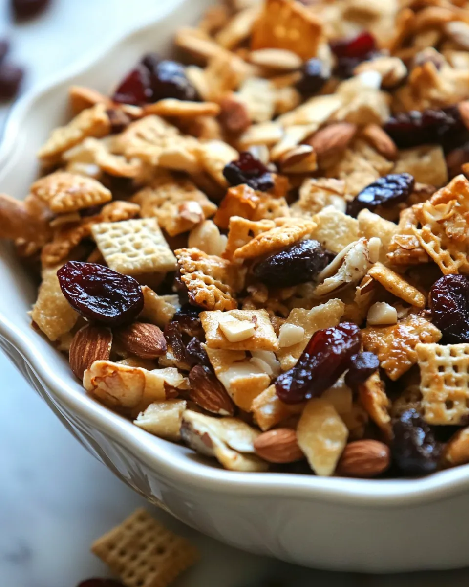 Easy Cherry Almond Chex Mix recipe photo