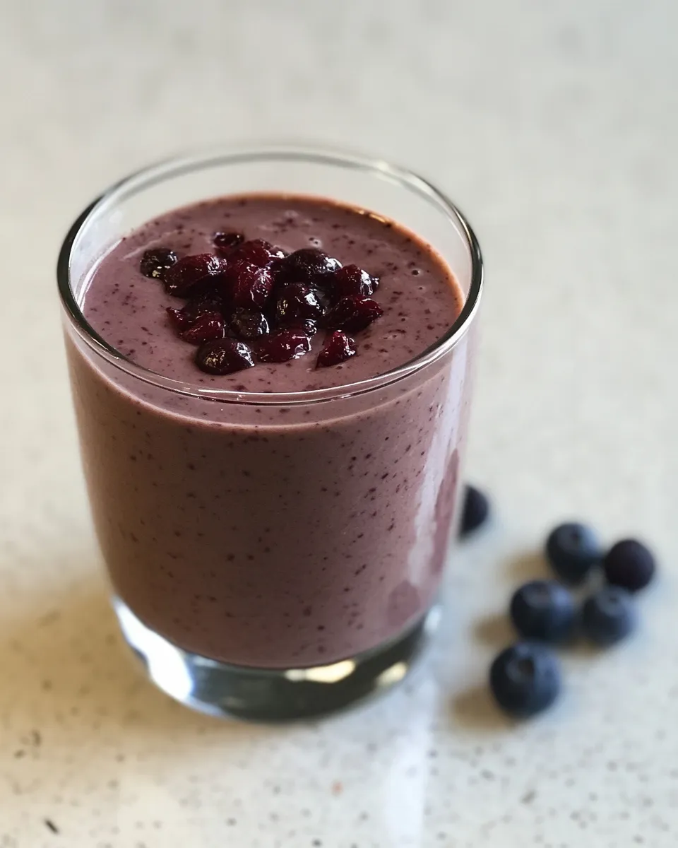 Delicious Cherry Almond Green Smoothie image