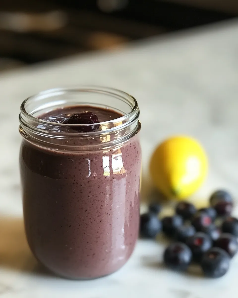 Quick Cherry Almond Green Smoothie recipe photo