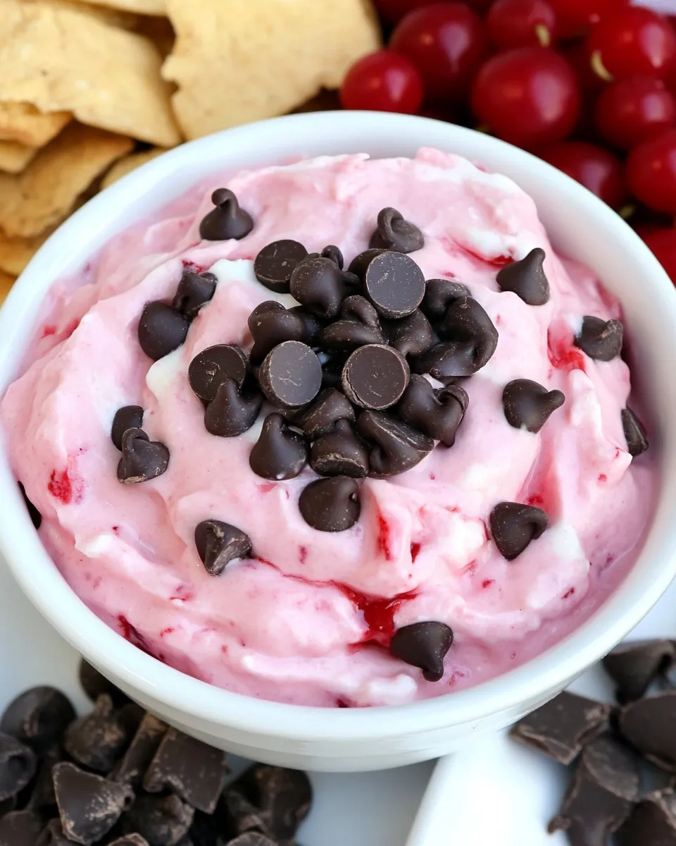 Delicious Cherry Chocolate Chip Dip image