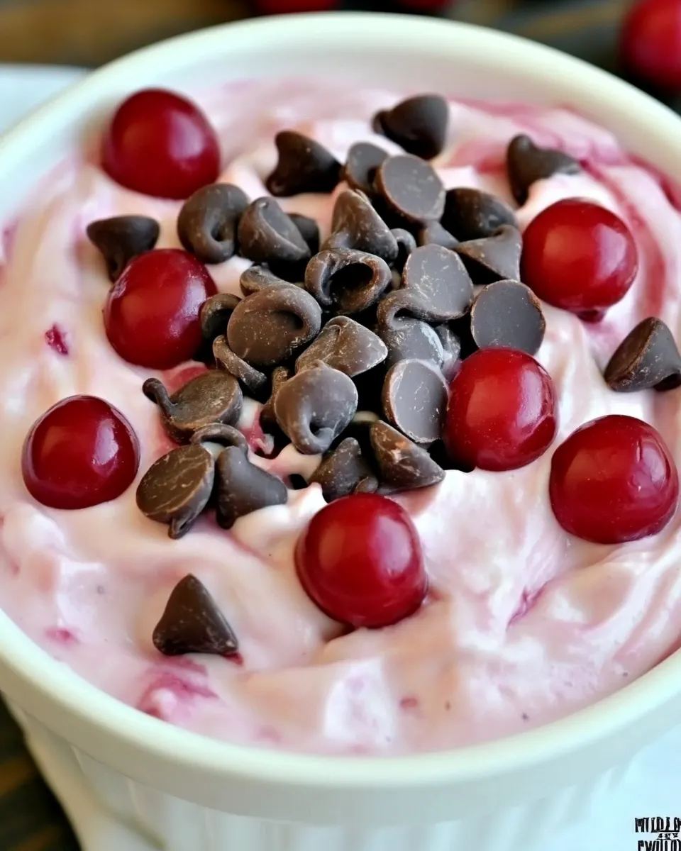 Easy Cherry Chocolate Chip Dip recipe photo