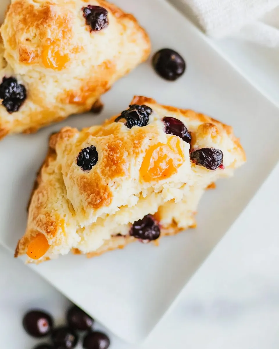 Homemade Cherry Scones recipe photo