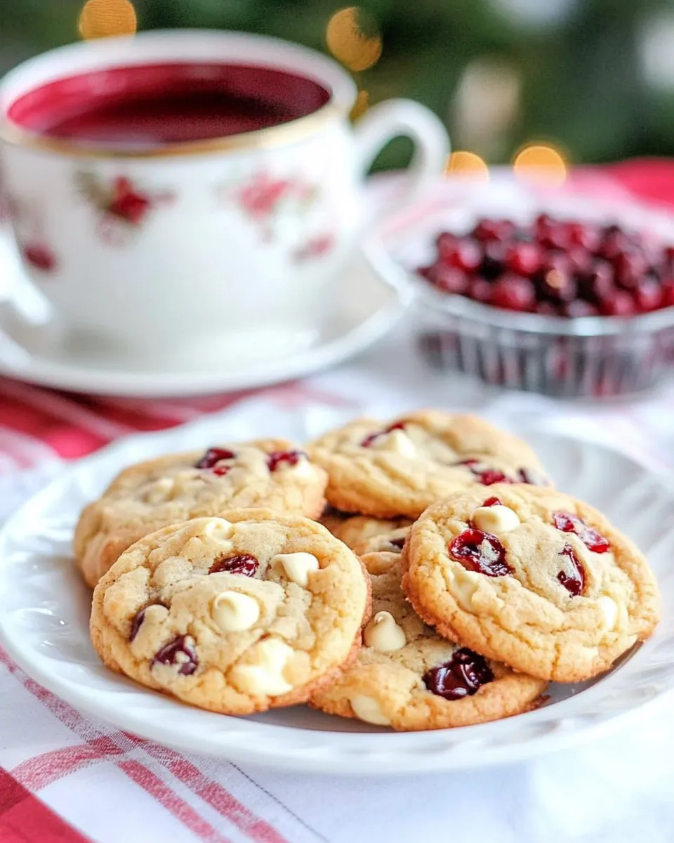 Delicious Cherry White Chocolate Chip Cookies Recipe dish photo