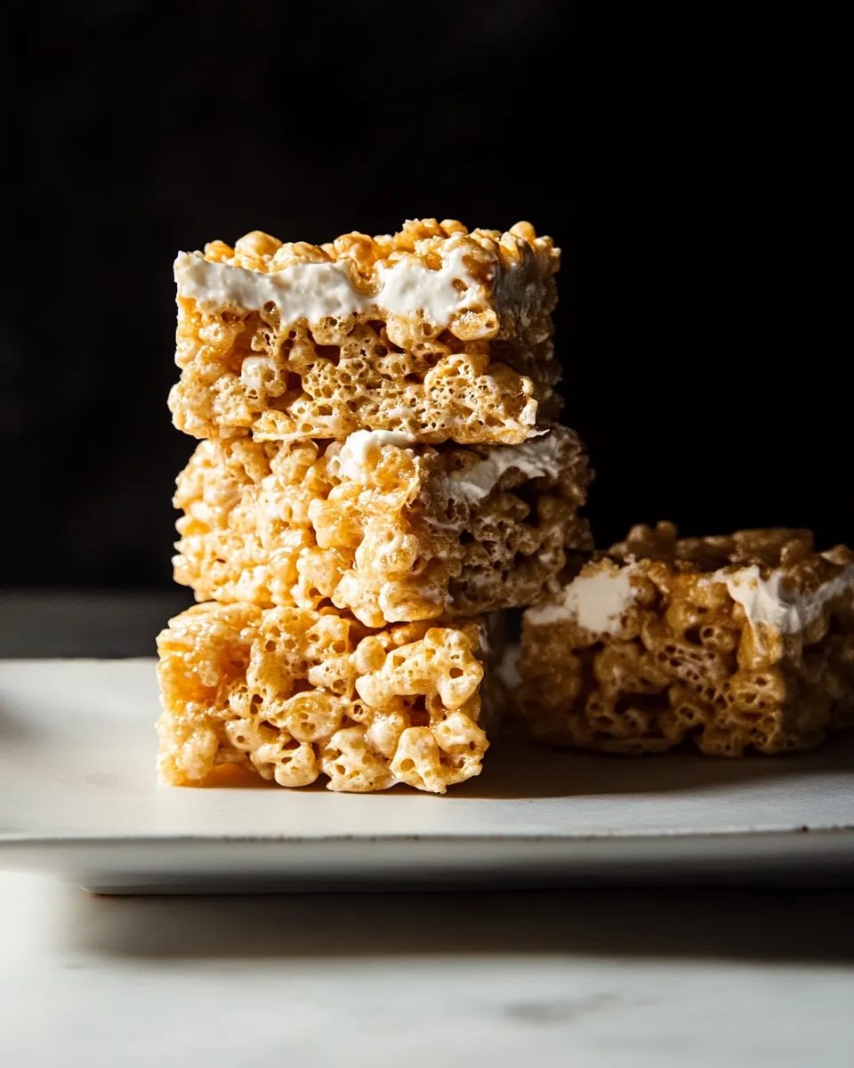 Delicious Chewy, Gooey Golden Rice Krispie Treats recipe image
