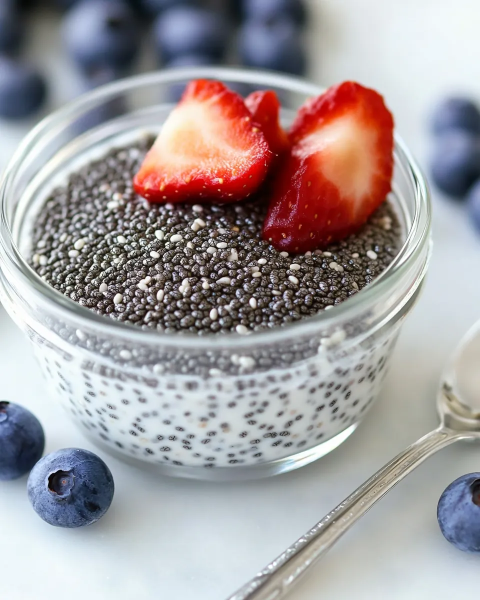 Delicious Chia Seed Pudding 3 Ingredients shot