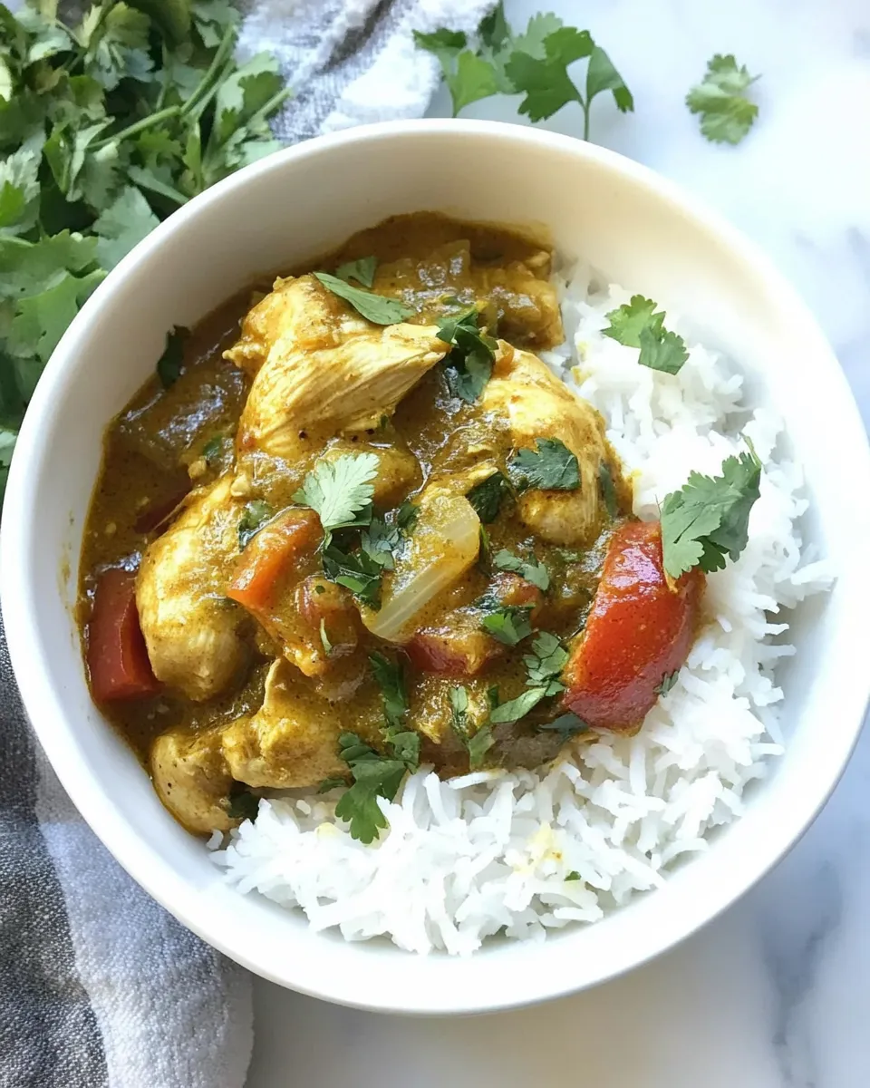 Easy Chicken Curry with Coconut Milk recipe photo