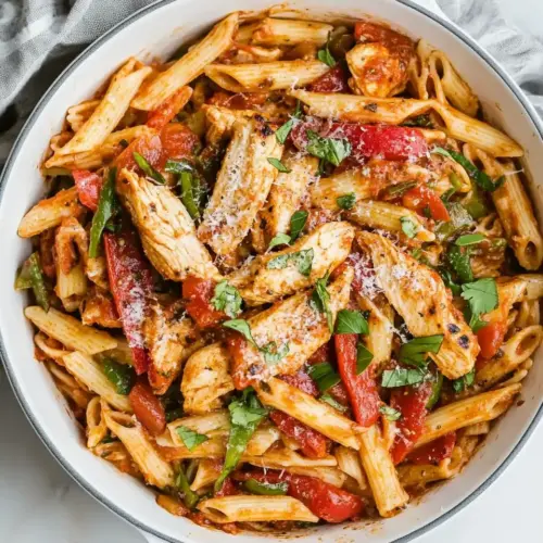 Homemade Chicken Fajita Pasta photo