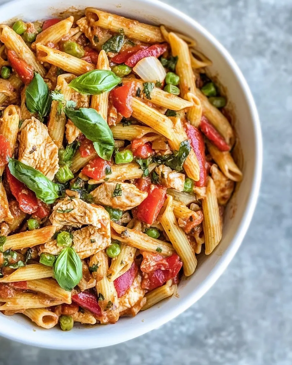 Delicious Chicken Fajita Pasta image
