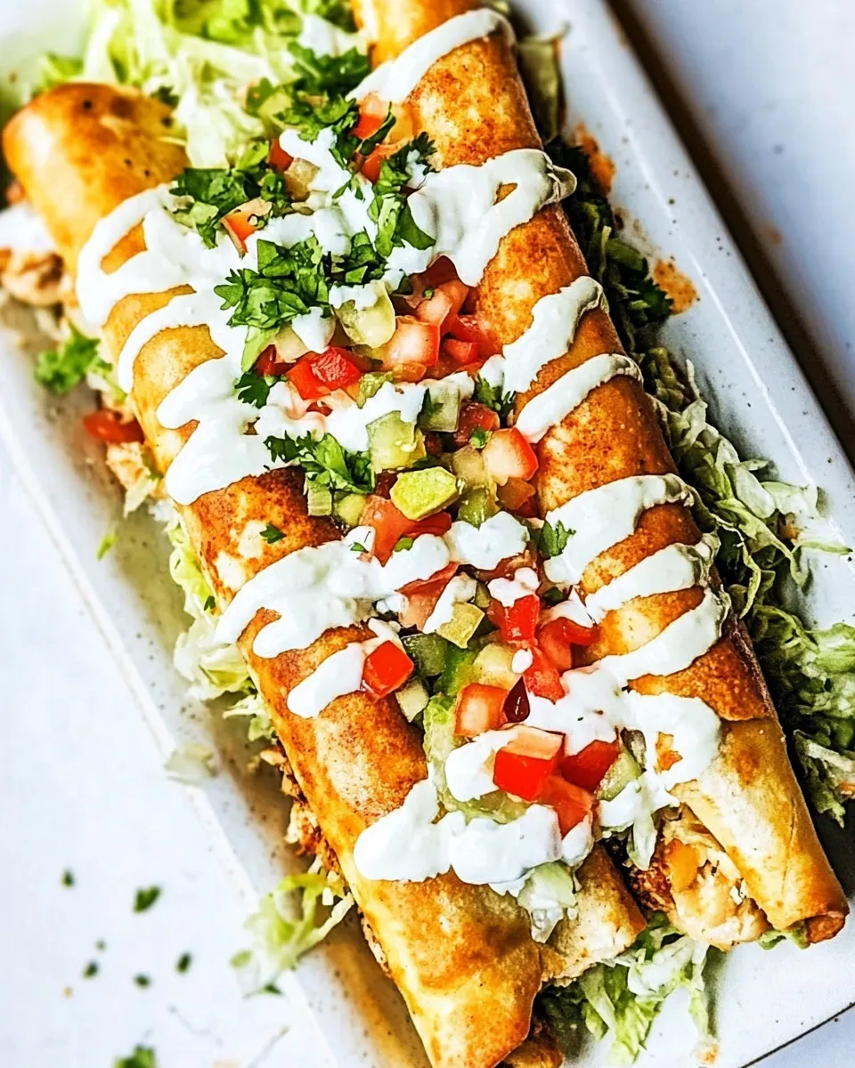 Delicious Chicken Flautas recipe photo