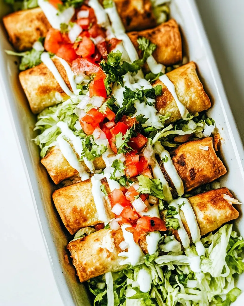 Classic Chicken Flautas dish photo