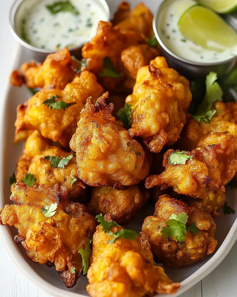 Delicious Chicken Pakora shot