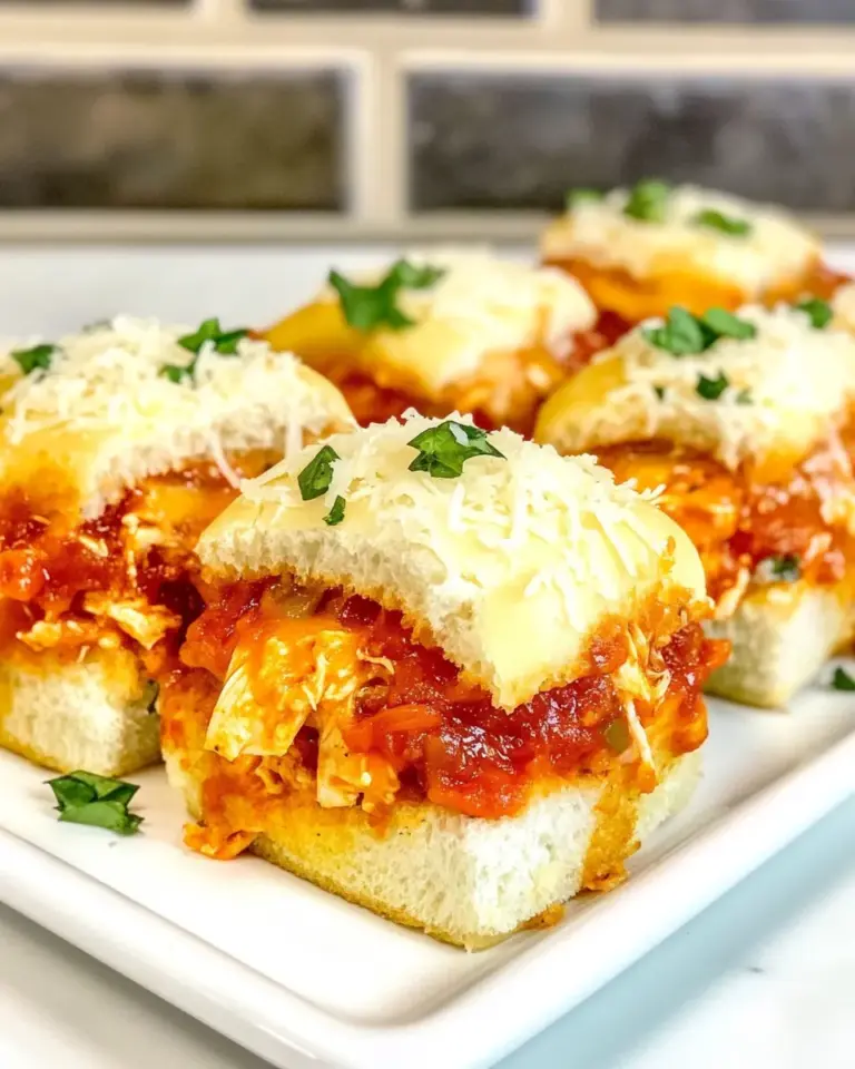 Homemade Chicken Parm Sliders photo