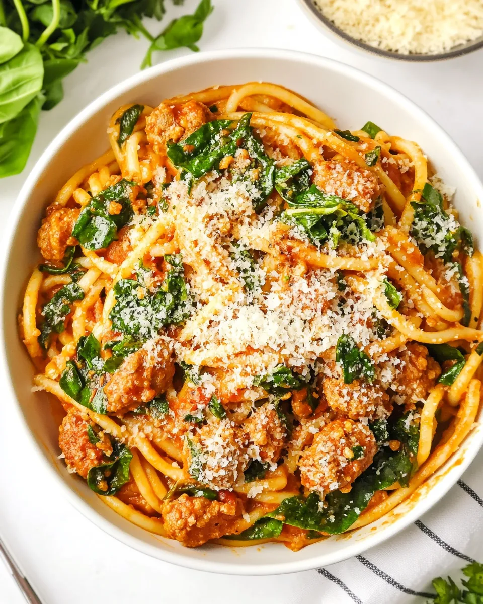 Easy Chicken Sausage Pasta recipe photo