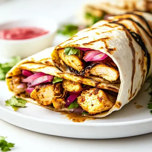 Homemade Chicken Shawarma Wraps photo