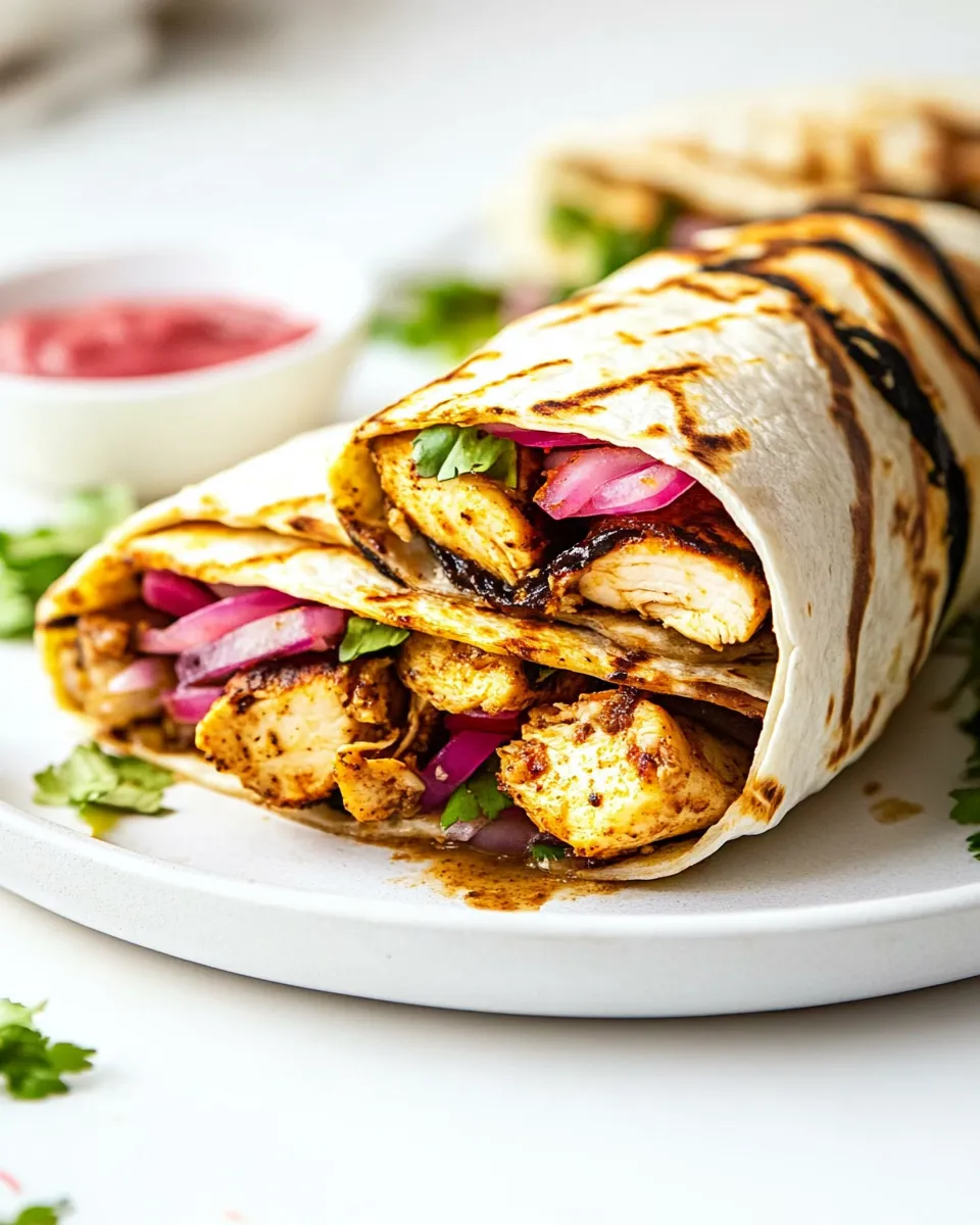 Homemade Chicken Shawarma Wraps photo