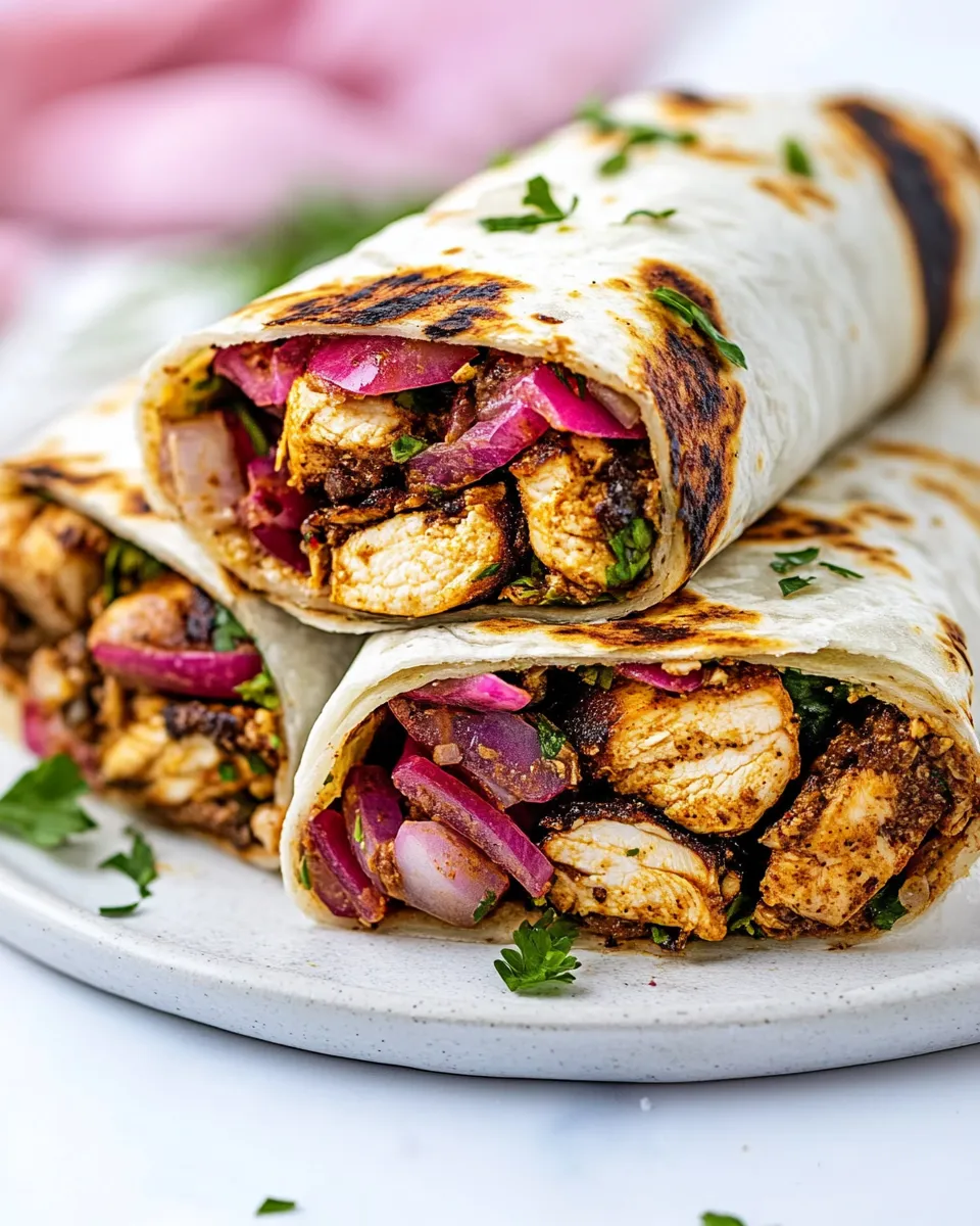 Classic Chicken Shawarma Wraps image