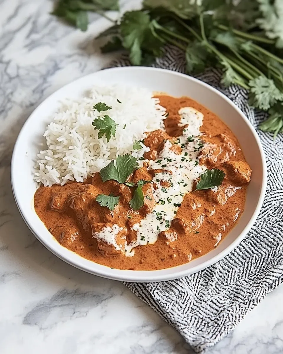 Easy Chicken Tikka Masala Recipe shot